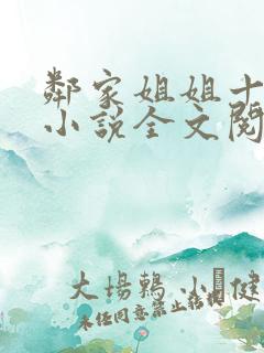 邻家姐姐十八岁小说全文阅读无弹窗