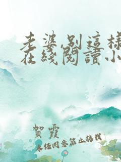 老婆,别这样 在线阅读小说