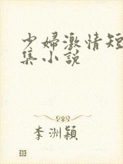 少妇激情短篇合集小说