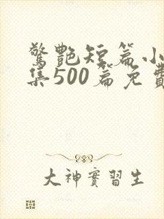 惊艳短篇小说合集500篇免费