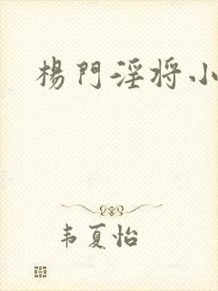 杨门淫将小说