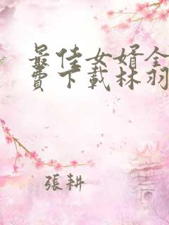 最佳女婿全本免费下载林羽/江颜