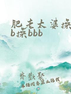 肥老太婆操bbb操bbb