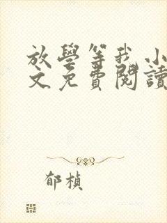 放学等我小说全文免费阅读无删减