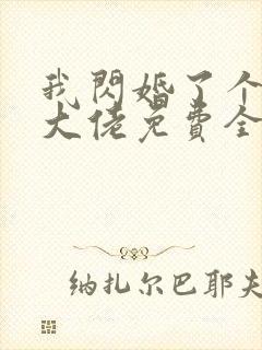我闪婚了个财阀大佬免费全文下载