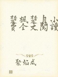 楚枫楚月小说免费全文阅读