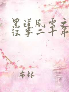 黑道风云之东北往事二十年