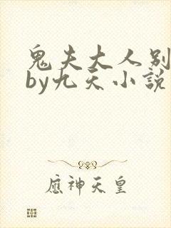 鬼夫大人别碰我by九天小说免费阅读