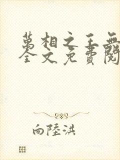 万相之王无弹窗全文免费阅读