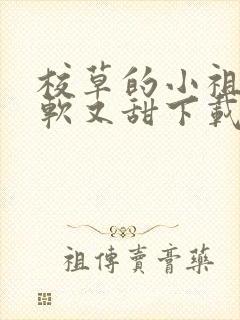 校草的小祖宗又软又甜下载