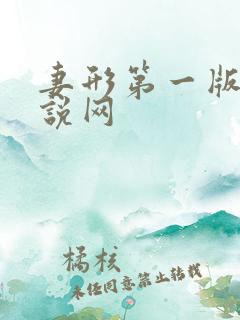 妻形第一版主小说网
