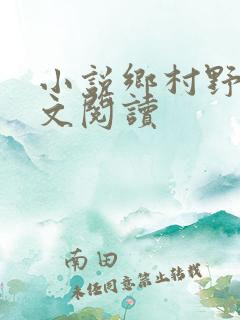 小说乡村野事全文阅读