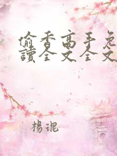 偷香高手免费阅读全文全文