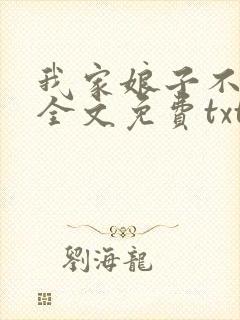我家娘子不对劲全文免费txt