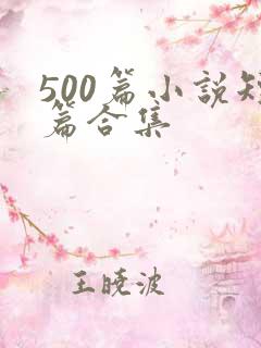 500篇小说短篇合集