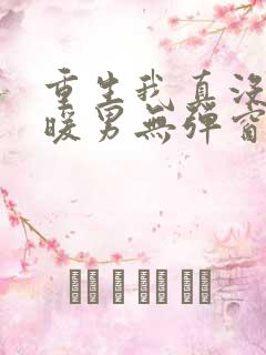 重生我真没想当暖男无弹窗
