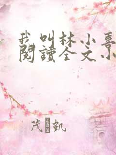 我叫林小喜免费阅读全文小说
