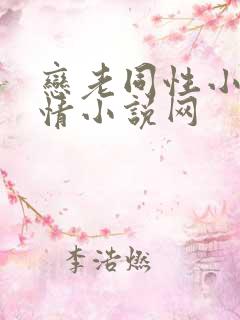 恋老同性小说言情小说网