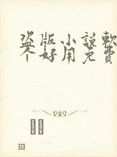 盗版小说软件哪个好用免费
