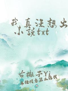 我真没想出名啊 小说txt