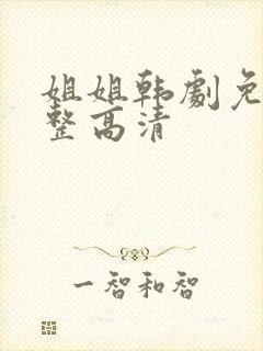 姐姐韩剧免费完整高清