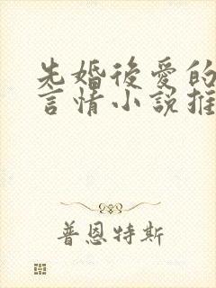 先婚后爱的现代言情小说推荐