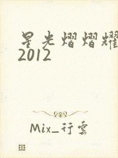 星光熠熠耀保良2012