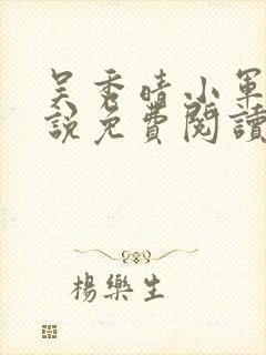 吴秀晴小军的小说免费阅读