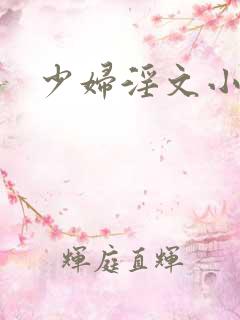 少妇淫文小说