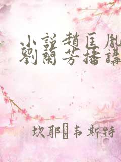 小说赵匡胤演义刘兰芳播讲