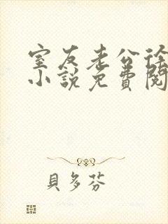 室友老公徐安安小说免费阅读