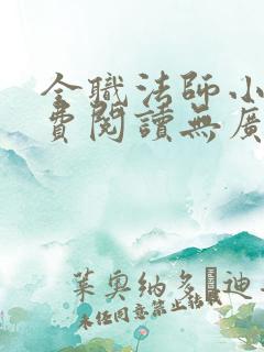 全职法师小说免费阅读无广告无弹窗