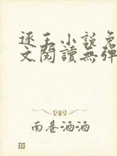 逐王小说免费全文阅读无弹窗