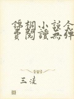 锦桐小说全文免费阅读无弹窗