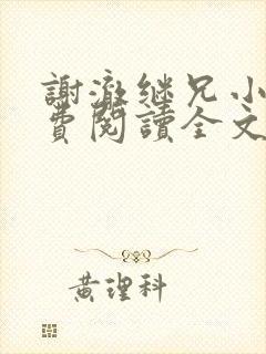 谢澈继兄小说免费阅读全文无弹窗