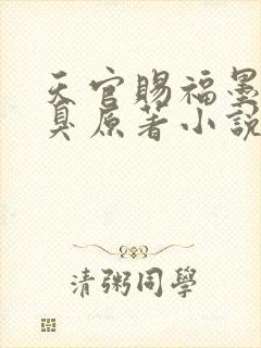 天官赐福墨香铜臭原著小说