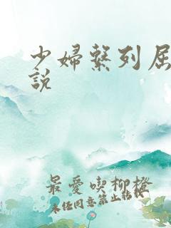 少妇系列屈辱小说