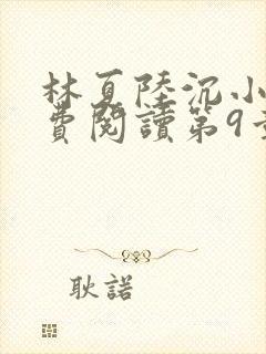 林夏陆沉小说免费阅读第9章