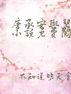 唐承安与儿媳妇小说免费阅读