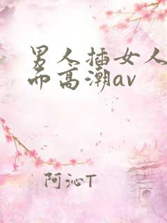 男人插女人的下面高潮av
