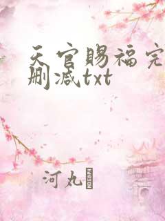 天官赐福完整无删减txt