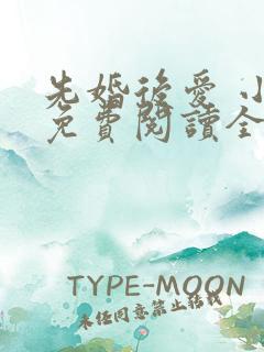 先婚后爱 小说免费阅读全文