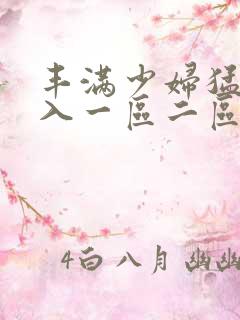 丰满少妇猛烈进入一区二区