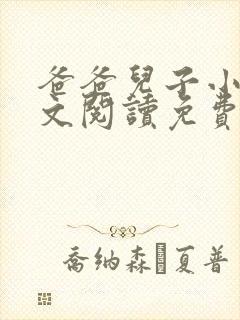 爸爸儿子小说全文阅读免费