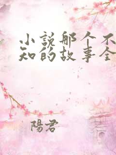 小说那个不为人知的故事全文免费阅读