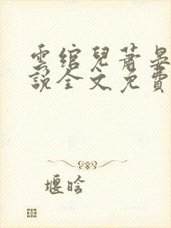 云绾儿萧晏之小说全文免费阅读