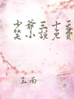 少爷三十天后会笑小说免费阅读