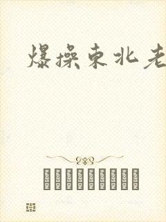 爆操东北老妇女
