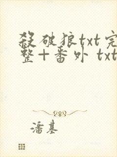 杀破狼txt完整+番外 txt