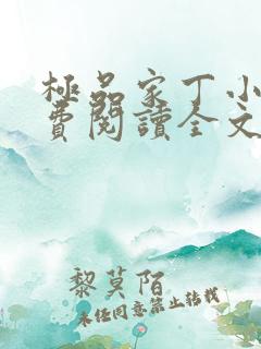 极品家丁小说免费阅读全文无删减